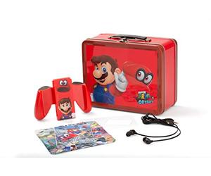 PowerA, kit valigetta per console Nintendo Switch, design a tema del videogioco Super Mario Odyssey