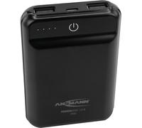 PowerBank 10000 mAh 1x batteria aggiuntiva USB Ansmann mobile, nera