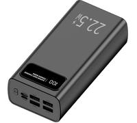 Powerbank 30000mAh Leotec LEPOW30W22W- 22.5W- Negra