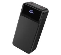 Powerbank 50000 mAh 22,5 W Ricarica Rapida Power Bank Portatile USB-C con 4 Uscite & 2 Ingressi Display LED Grande Capacità Batteria Esterna per iPhone, Samsung, iPad ecc.