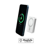Force Power, Powerbank 5000mAh compatibile Induzione 15W, Grigio chiaro