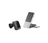 ALOGIC MATRIX+ WIRELESS 3-IN-1 CHARGING ST.MAGSAFE + VENT MOUNT MOD. MM31CPBCBK-