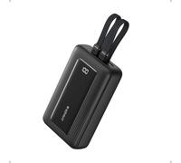 Powerbank Anker da 20000mAh, Caricatore Rapido Portatile da 30W Max | Cavo Lightning Integrato e Certificato MFi, 1 USB C, 1 USB A, Batteria Portatile per iPhone 16/15, MacBook, Galaxy, Ecc.