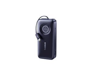 POWERBANK BASEUS PB CABLE RETRACTIL USBC 10000MAH 45W NEGRO 10000mAh, Nero