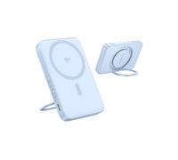 Batteria esterna Baseus PicoGo Qi2 5000mAh 20W blu con supporto