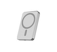 Force Power, Powerbank 5000mAh compatibile Induzione 15W, Grigio chiaro