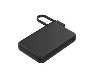 Powerbank CELLY Batteria portatile da 20W con cavo integrato 10.000 mAh, Nero