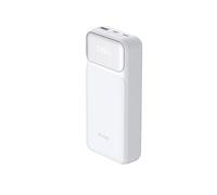 POWERBANK D-LINK DPP-201 - uscita USB-C 65W, doppia porta USB-C, ricarica rapida, display LED 20000 mAh, Bianco