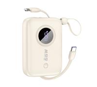 POWERBANK DUDAO USB-A / USB-C - USB-A 10000mAh, Beige Chiaro