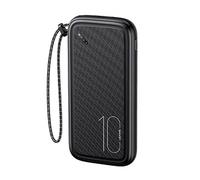 Powerbank da 10000 mAh USAMS con ricarica rapida, 2 porte USB/USB-C/MicroUSB, co