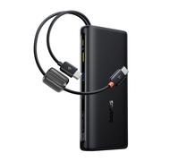 Baseus Power Bank 145W 25000mAh Ricarica Rapida con Cavo Type-C Integrato Caricabatterie Portatile per iPhone Samsung MacBook Tablet