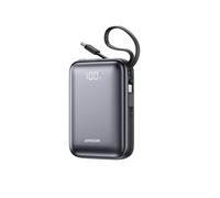 POWERBANK JOYROOM JR-PBF29 - uscita USB-C 22,5W, cavi integrati, display digitale 20000mAh, Nero