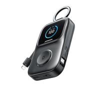 Powerbank da 5000 mAh con ricarica wireless da 5 W per orologi - Nero