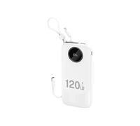 POWERBANK DUDAO K13Pro - uscita USB-C 20W, ricarica rapida, 4 dispositivi, display LED 20000 mAh, Bianco
