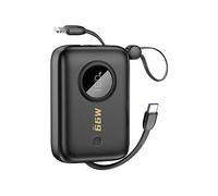 POWERBANK DUDAO K14 - uscita USB-C 20W, ricarica rapida, display integrato, design compatto 20000 mAh, Nero