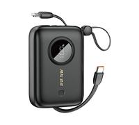 POWERBANK DUDAO USB-A / USB-C - USB-A 10000mAh, Nero