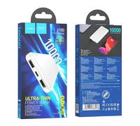 POWERBANK HOCO J100 10000mAh 2X USB 2.1A BIANCO