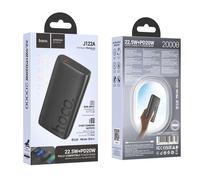 POWERBANK HOCO J122A 20000mAh 2X USB+TYPE-C 3A 22.5W NERO