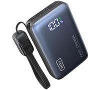 INIU - Powerbank 10000mah Universal Pocket Pro Slim Ultra Fast 45 W, Nero - SPEDIZIONE GRATUITA