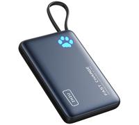 Powerbank INIU PowerPaw 10000mAh 20W USB-C cavo integrato torcia Nero