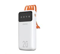 Powerbank K6Pro+ 20000mAh cavi integrati 3in1 bianco