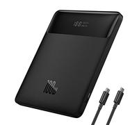 Powerbank Laptop Baseus PD 100W 20000mAh USB C Power Bank Slim Batterie Esterno QC 4.0 Caricatore Rapido per Laptop MacBook Air Dell Haiwei HP iPad iPhone 15/14/13 Samsung Galaxy Switch Airpods