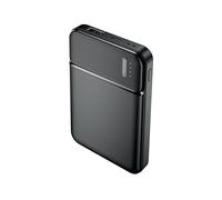 Batteria da Viaggio 5000mAh 2 Uscite USB 2.4A Compatto e Leggero Nero