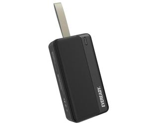 Powerbank PX30B 30000mAh 2 porte USB-A con indicatore LED e cinghia integrata