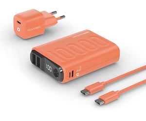 POWERBANK REALPOWER PB-10000 36 Wh, Arancione