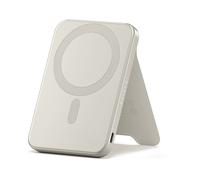 Satechi Batteria Esterna OntheGo 5000mAh Qi2 MagSafe 15W con supporto per iPhone e Android – Sabbia