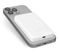 Powerbank SBS compact 5000mAh compatibile con MagSafe + Type C 10W bianco