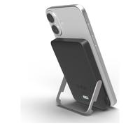 Power bank battery pack 5.000 mAh wireless con supporto stand integrato e LCD