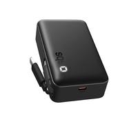 Powerbank SBS con Cavo USB PD 20W 10000 mAh, Nero