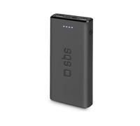 SBS TTBB10000FASTK batteria portatile Polimeri di litio (LiPo) 10000 mAh Nero
