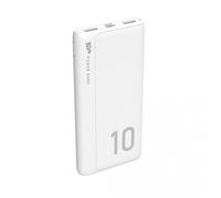 Powerbank Silicon Power GP15 10000mAh 2xUSB A, 1x mUSB + 1x USB C, bianco