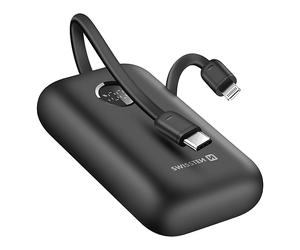POWERBANK SWISSTEN 22013936 10000 mAh, Nero