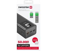 Powerbank Swissten Power Line 50000 mAh 100W Colore: nero