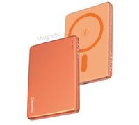 POWERBANK ULTRASOTTILE SIIPRO ARANCIONE DA 5000 mAh WIRELESS MAGSAFE 15W SP-101O