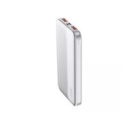 POWER BANK 10000MAH RICARICA RAPIDA BIANCO VT-10000 -LED7832 V-TAC