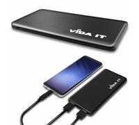 Slim Power Bank Carica Batteria Portatile Esterna 5000mAh USB Cavo Per Cellulare