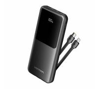 Vention Power Bank 10.000 mAh - Interfacce USB multiple - Ricarica rapida - Uscita totale 3A - Colore nero