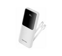 Vention Power Bank 10.000mAh - Interfacce USB multiple - Ricarica rapida - Uscita totale 3A - Colore bianco NEW