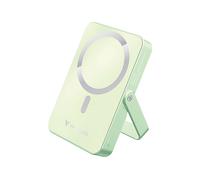Verbatim Charge 'n' Go MagSafe Power Bank 10.000 mAh verde 15 W magnetico - PD 22 W ricarica rapida display LED & supporto pieghevole per iPhone 16/15/14/13/12 Pro/Pro Max - con cavo USB-C