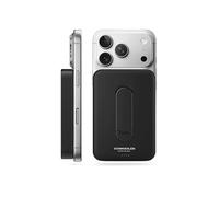 VONMÄHLEN Evergreen Mag con supporto: Powerbank Qi2 da 10.000 mAh compatibile con MagSafe - Ricarica wireless 15W + USB-C 20W, supporto integrato, batteria LCO, 3 anni di garanzia - Nero