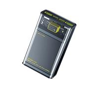 Batteria esterna WEKOME WP-321 20000 mAh Caricatore wireless Nero Trasparente