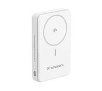 POWERBANK WOZINSKY Powerbank Wozinsky 10000 Mah Qi2 Per Telefoni Samsung Huawei Xiaomi Con Usb-C 10000 mAh, Bianco