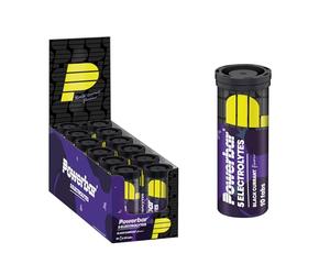 PowerBar 5 Electrolytes Black Currant 12x10Tabs - Compresse Effervescenti con 5 Elettroliti