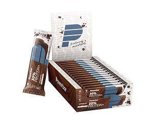 PowerBar Protein Plus 30% Chocolate 15 x 55g, Barra ad Alta Proteina + Proteine del Siero e della Caseina - 825 gr