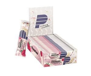 Powerbar - Protein Plus mit L-Carnitine - Raspberry Yoghurt - 30x35g - Barretta proteica con magnesio, calcio e L-Carnitina - senza collagene