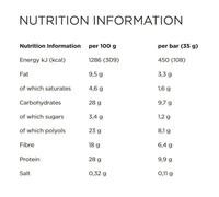 Powerbar Scatola Di Barrette Proteiche Plus Low Sugar 30% Brownie Al Cioccolato 35g 30 Unità Blue